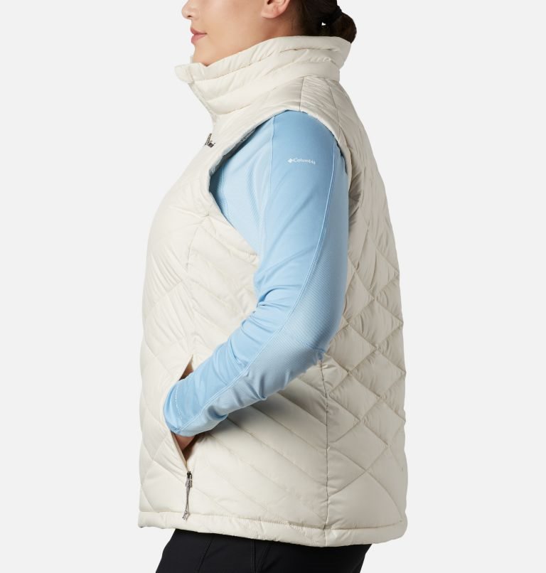 Women's Columbia Heavenly Vest Cream | Plus Size CA-B5641